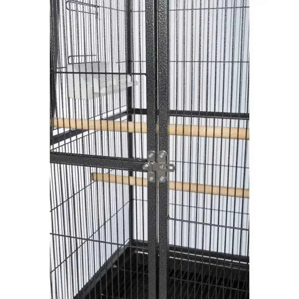 Powder-coated steel construction Flight Cage w/ Stand