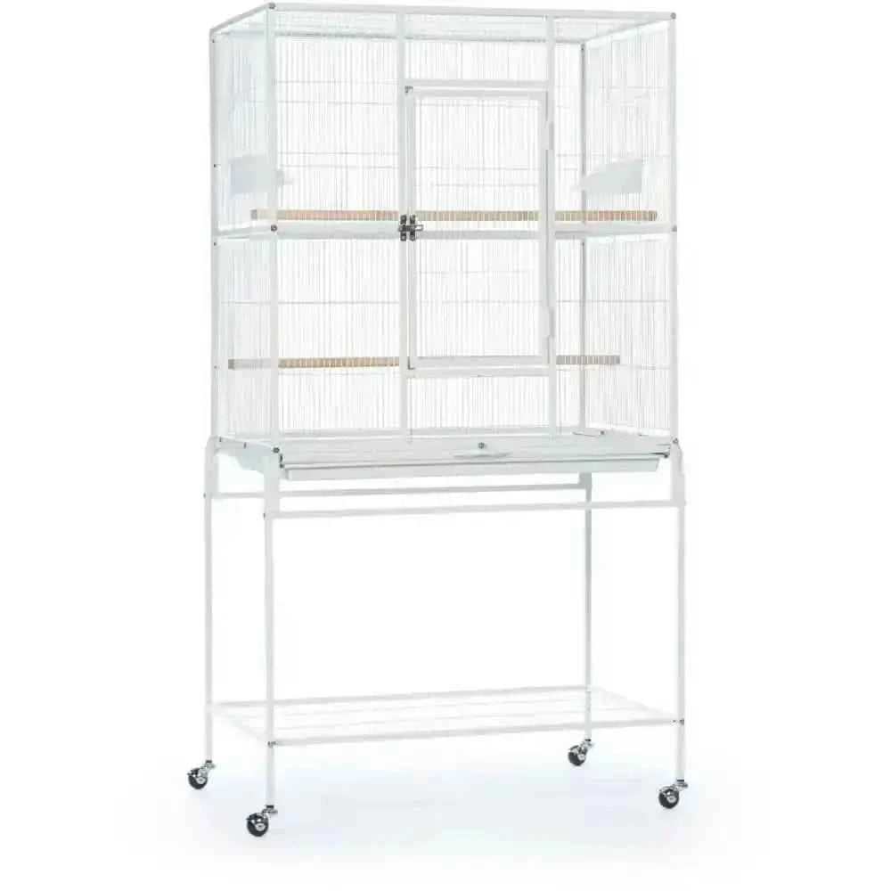 Powder-coated steel construction Flight Cage w/ Stand