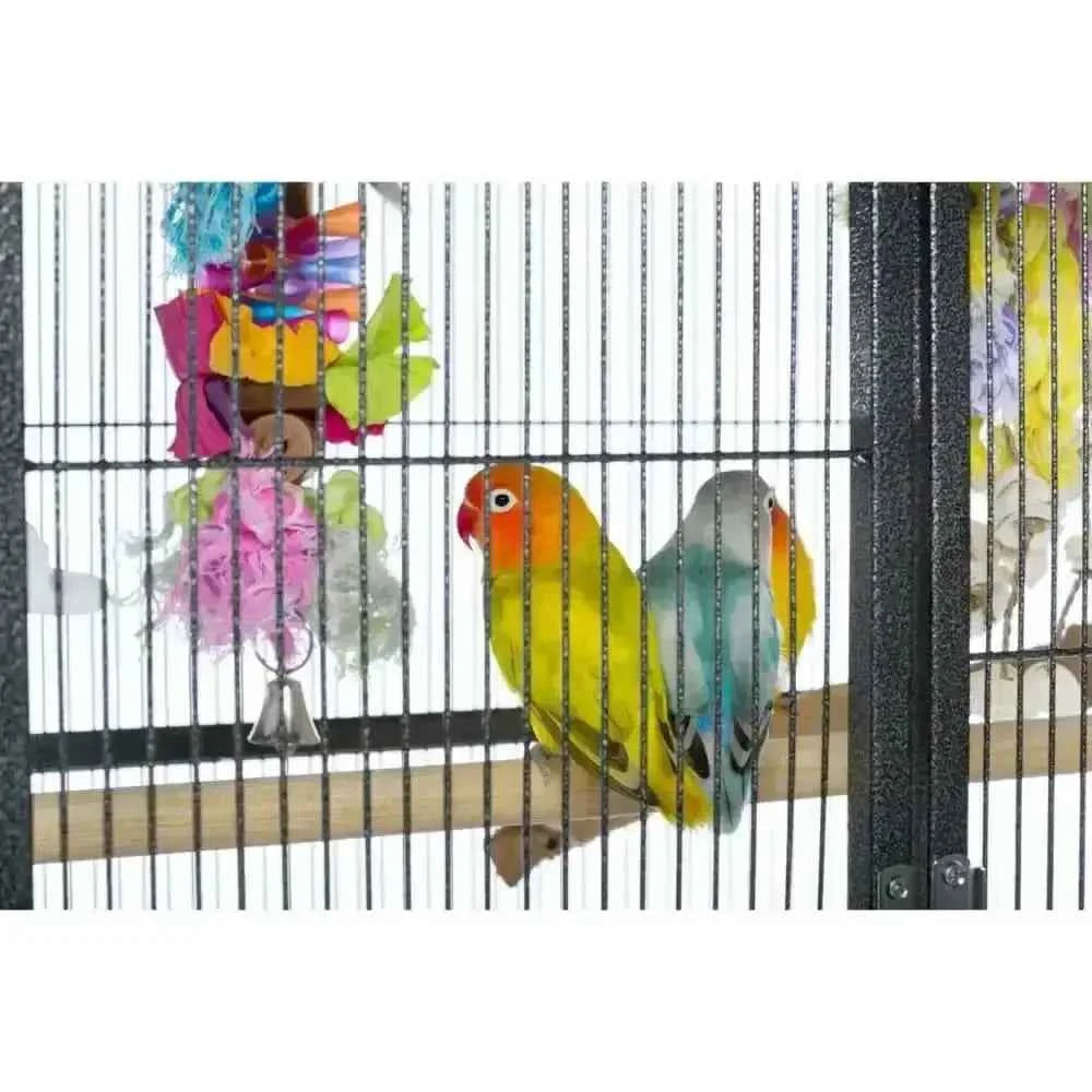 Powder-coated steel construction Flight Cage w/ Stand