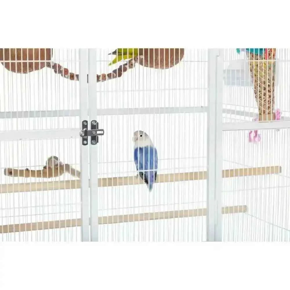 Powder-coated steel construction Flight Cage w/ Stand