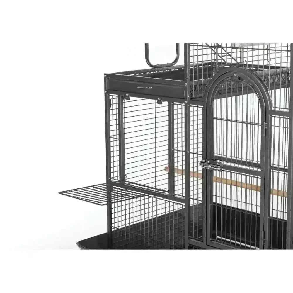 Prevue Pet Deluxe Parrot Dometop Cage with Playtop