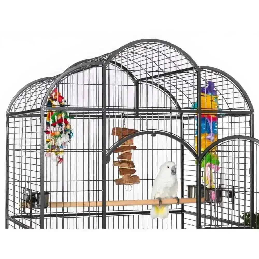 Prevue Pet Products Silverado Macaw Dome Top Bird Cage Iron