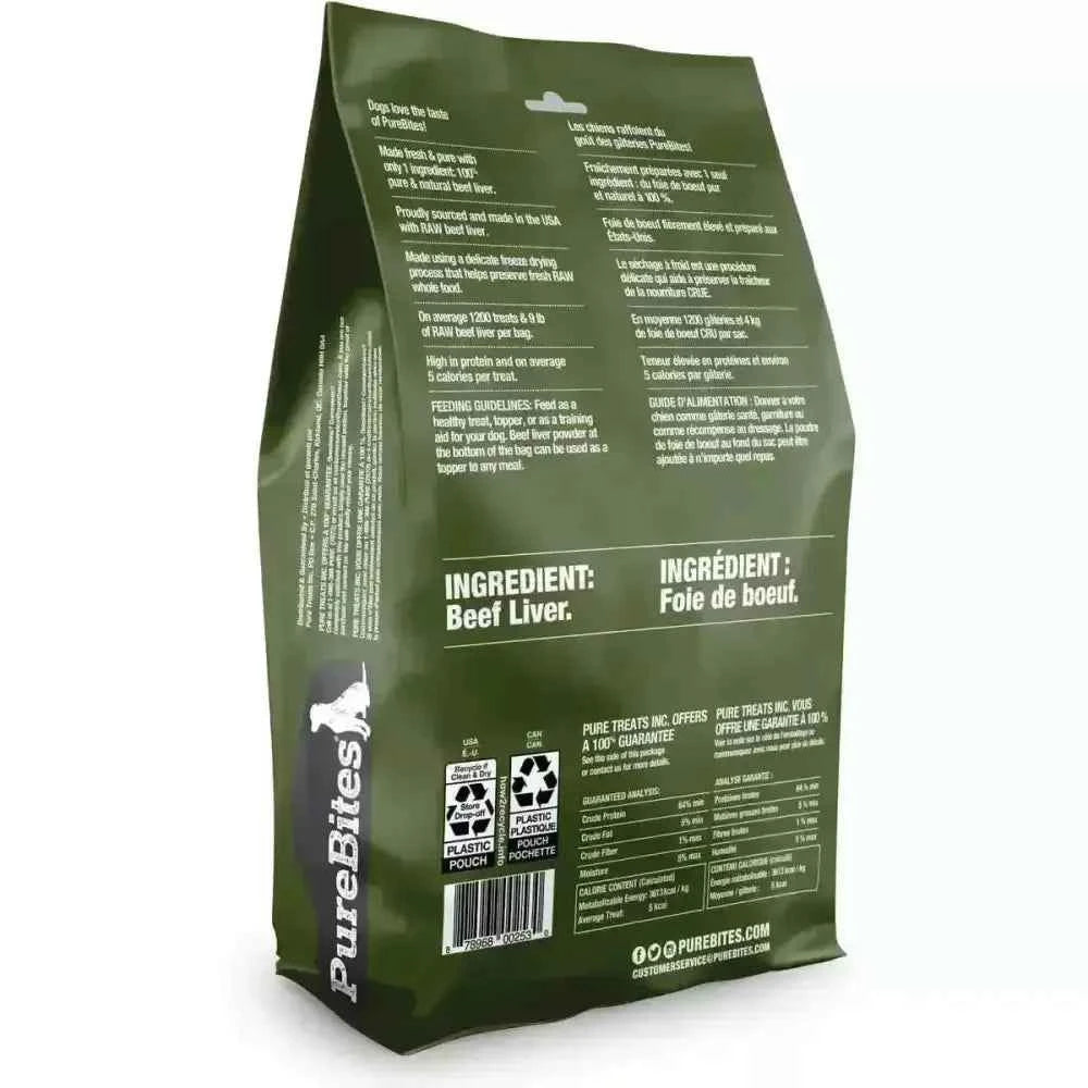 PureBites Beef Liver Freeze Dried Dog Treats