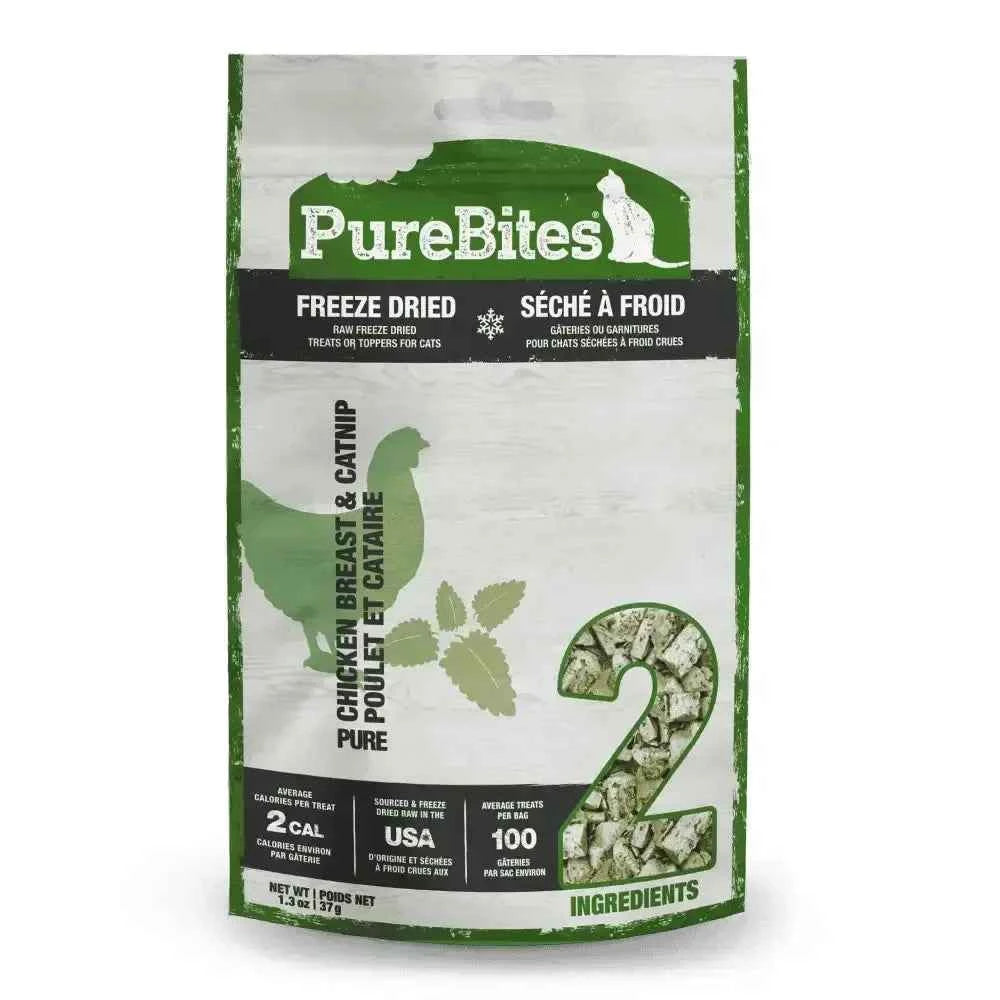 PureBites Chicken Breast & Catnip Freeze-Dried Cat Treats 1.3 oz