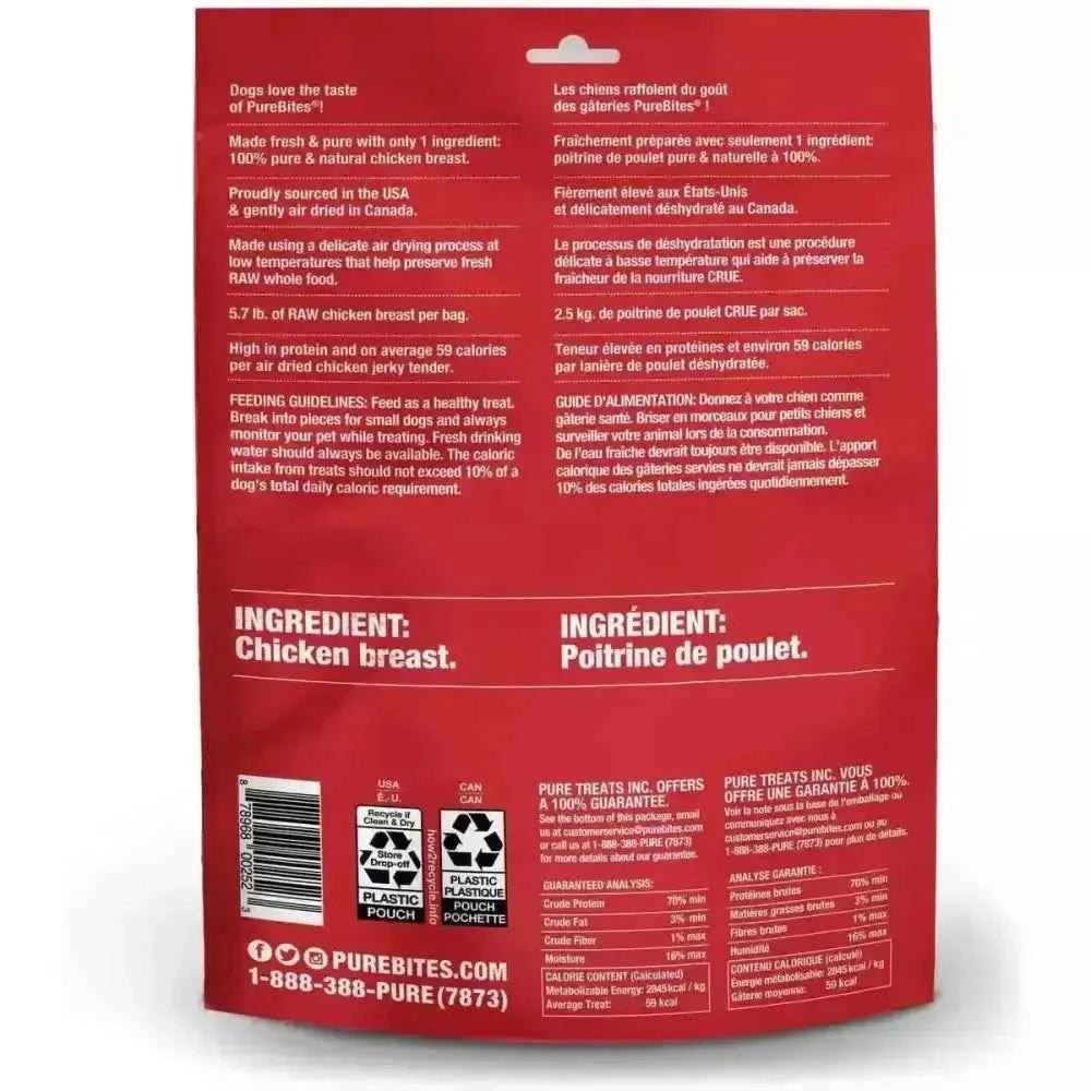 PureBites Chicken Jerky Air Dried Dog Treats 21.1 oz
