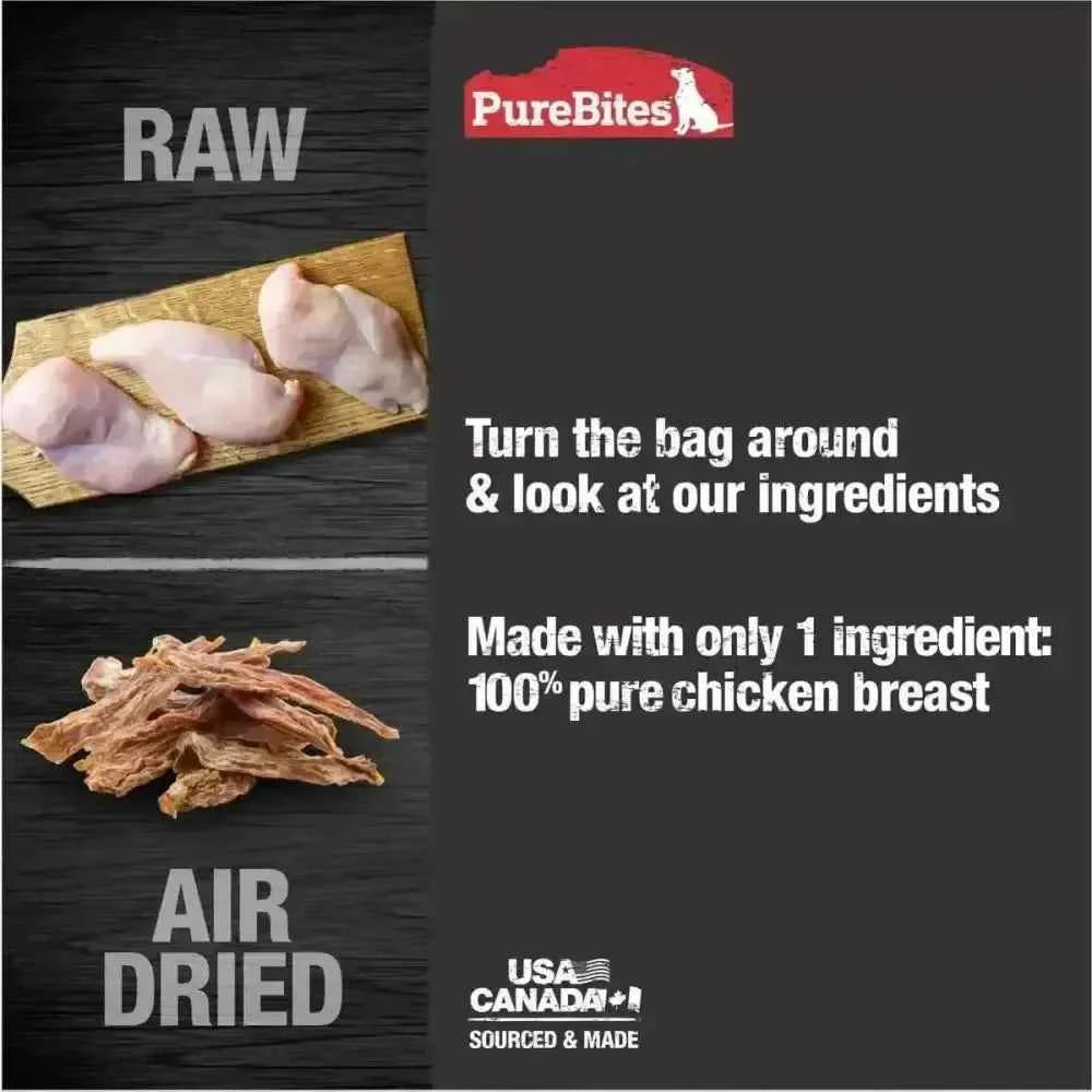 PureBites Chicken Jerky Air Dried Dog Treats 21.1 oz