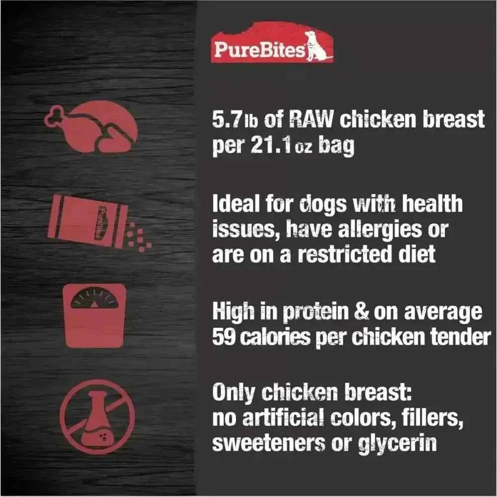 PureBites Chicken Jerky Air Dried Dog Treats 21.1 oz