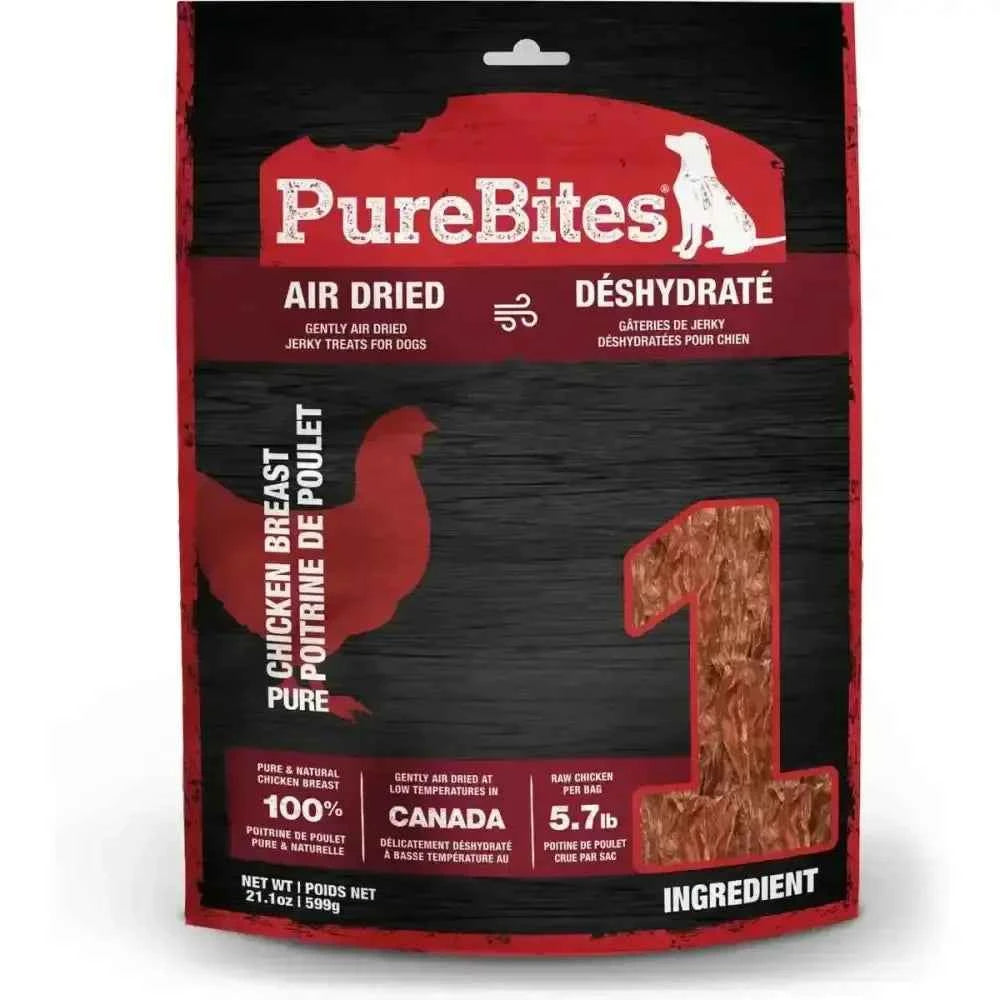 PureBites Chicken Jerky Air Dried Dog Treats 21.1 oz