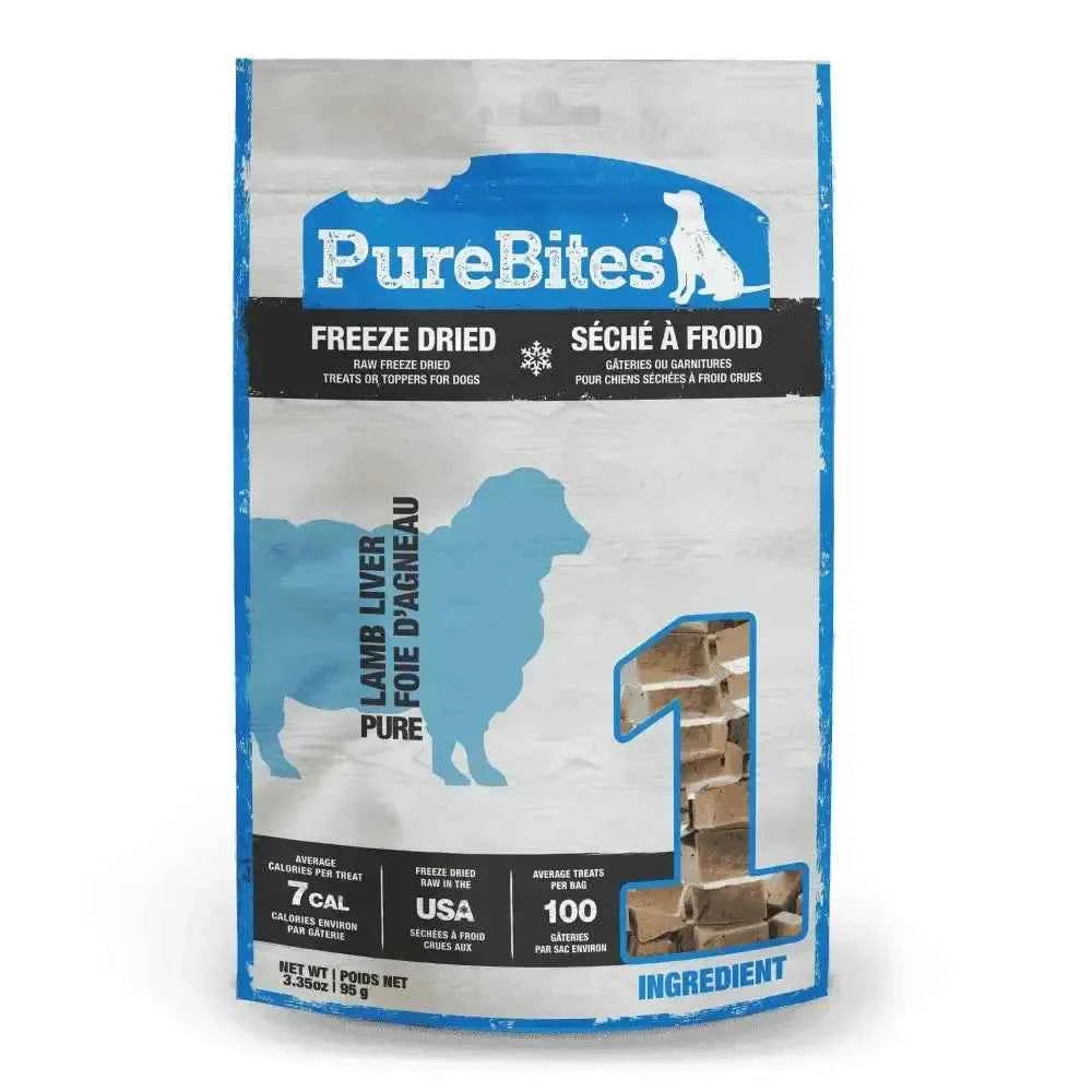 PureBites Lamb Liver Freeze Dried Dog Treats