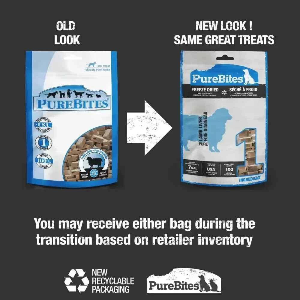 PureBites Lamb Liver Freeze Dried Dog Treats