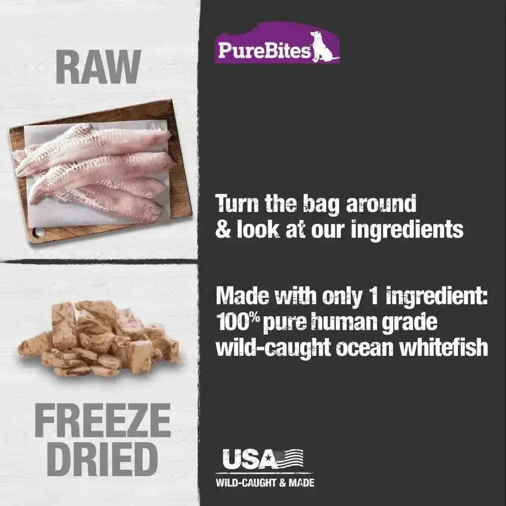 PureBites Whitefish Freeze-Dried Cat Treats 0.7 oz