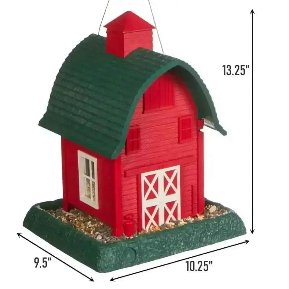 Red Barn Birdfeeder
