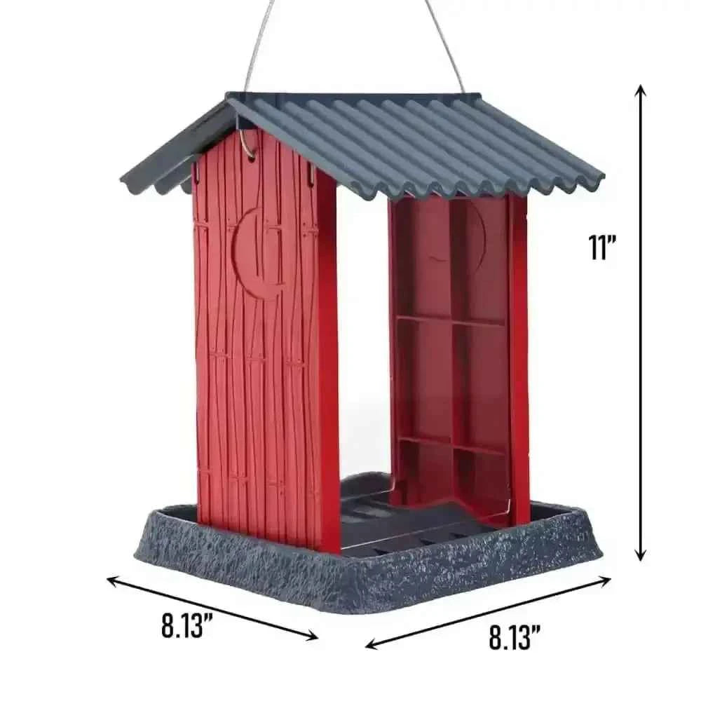 Red Shed Birdfeeder
