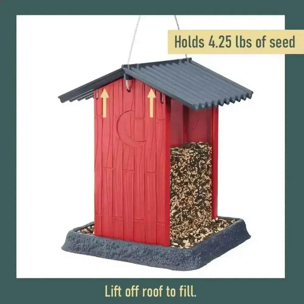 Red Shed Birdfeeder