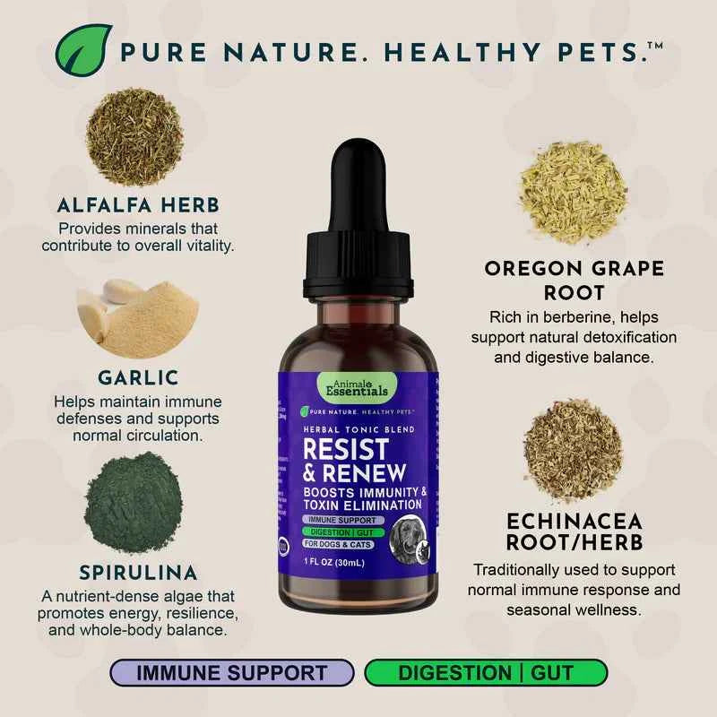 Animal Essentials Resist & Renew Immune Boost 1oz
