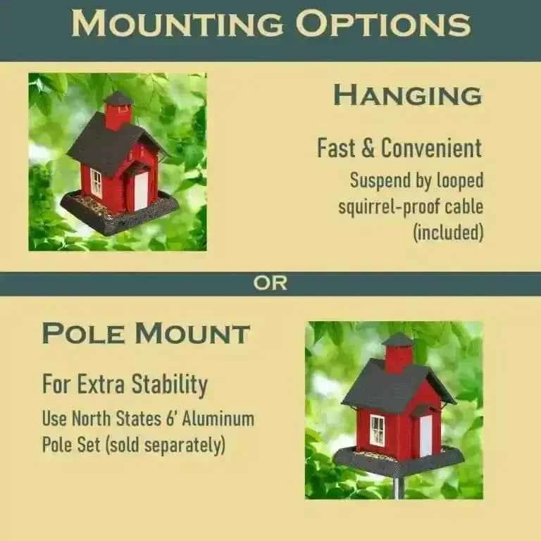 School House Birdfeeder