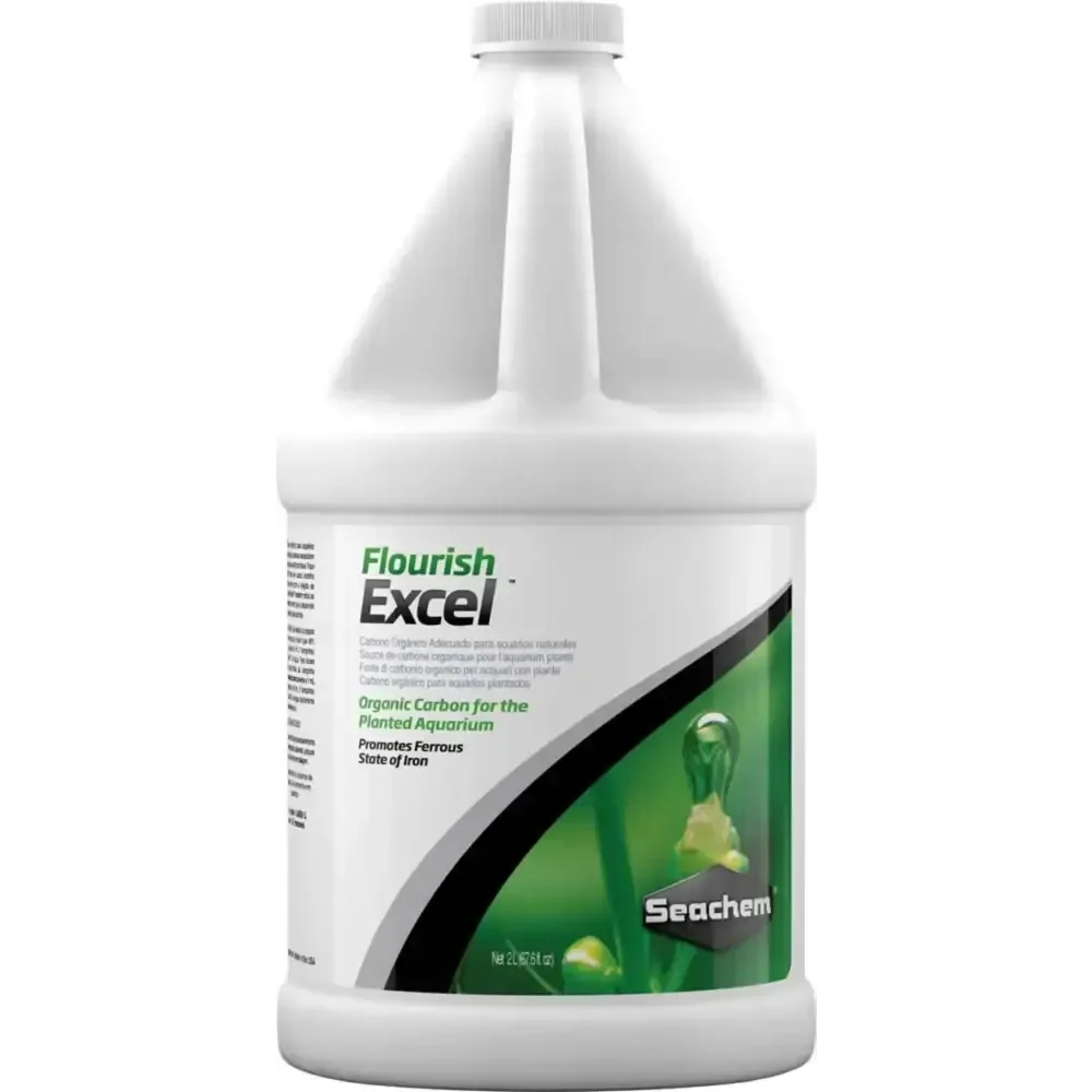 Seachem Flourish Excel plant supplement in a large bottle for promoting healthy aquarium plants
