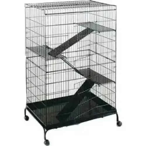 Steel Ferret Cage With Casters
