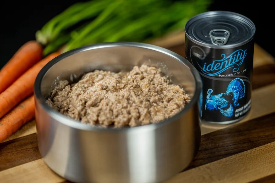 Identity 95% Free-Range Heritage Turkey & Turkey Broth Pâté Wet Dog Food 12/13OZ