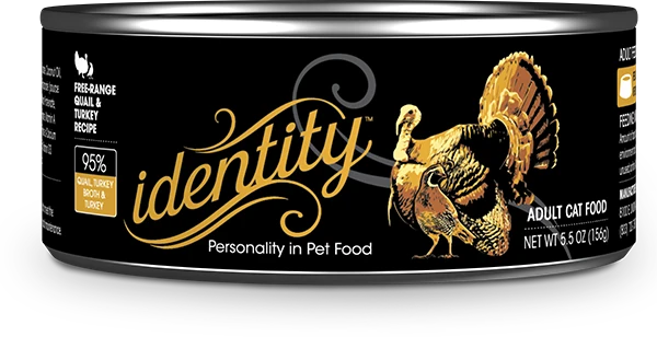 95% Free-Range Quail, Turkey Broth & Turkey Pâté Wet Cat Food 24/5.5OZ