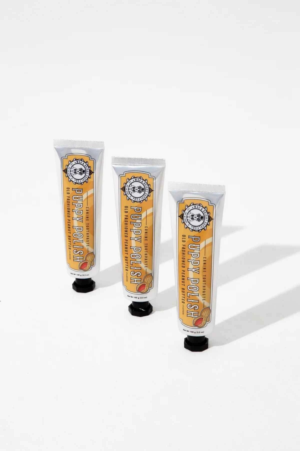 Wag & Bright  Puppy Polish Natural Canine Toothpaste 3.5oz