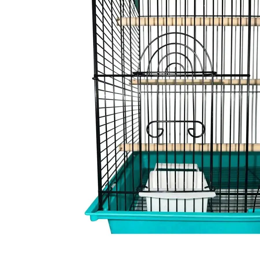 A & E Cages Happy Beaks 2 - Tone Flat Top Bird Cage 26In X 14In X 23 in, 2 pk - Talis Us