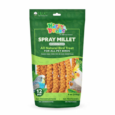 A & E Cages Happy Beaks Spray Millet Bird Treat - Talis Us
