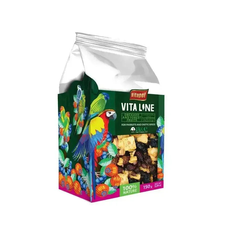A & E Cages Vitapol Vita Line Forest & Orchard Fruits Parrots & Exotic Birds 40 g - Talis Us