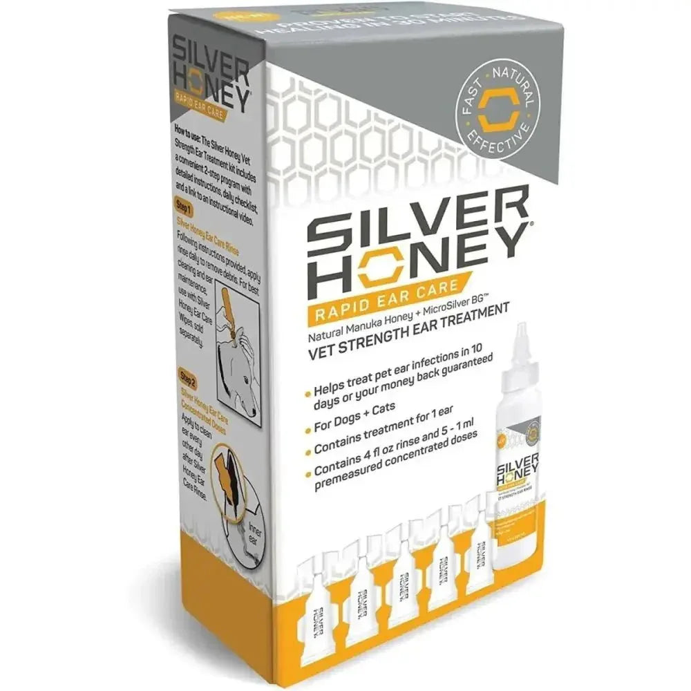 Absorbine Pet Silver Honey Rapid Ear Care Vet Strength Ear Treatment - Talis Us
