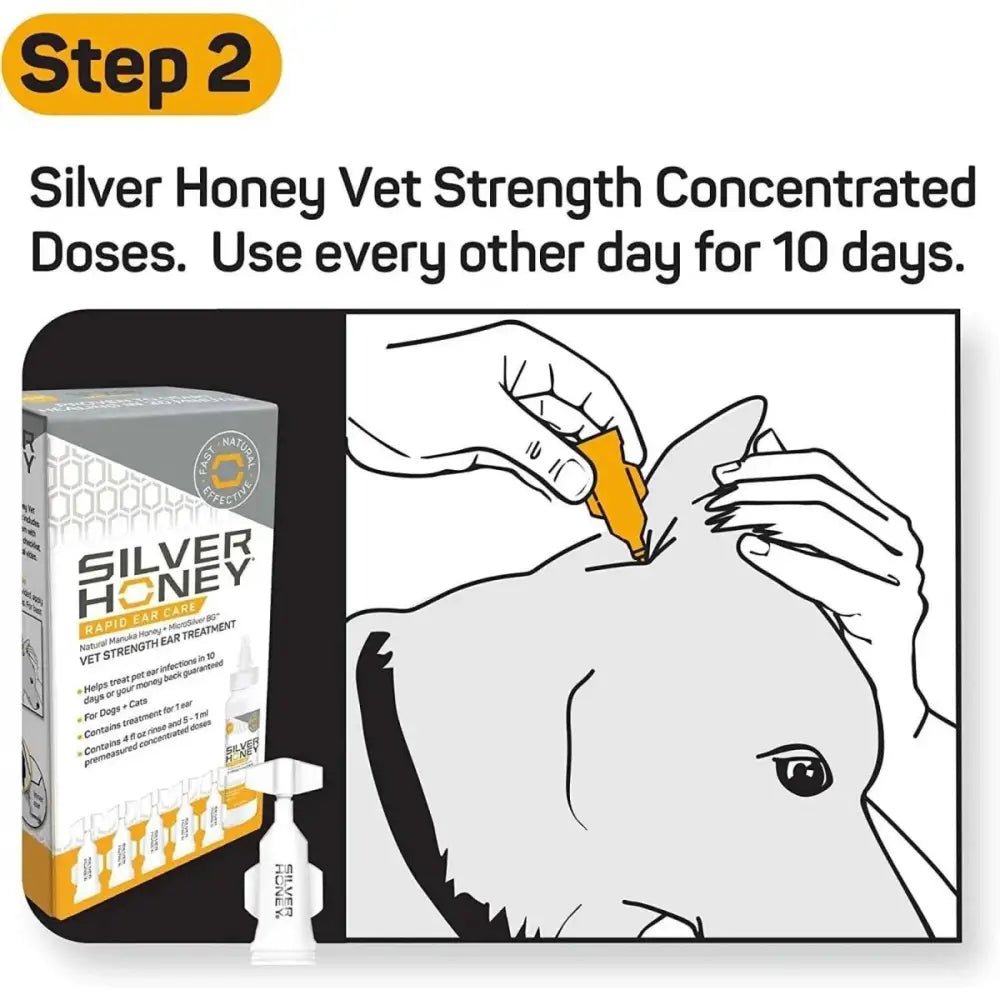 Absorbine Pet Silver Honey Rapid Ear Care Vet Strength Ear Treatment - Talis Us