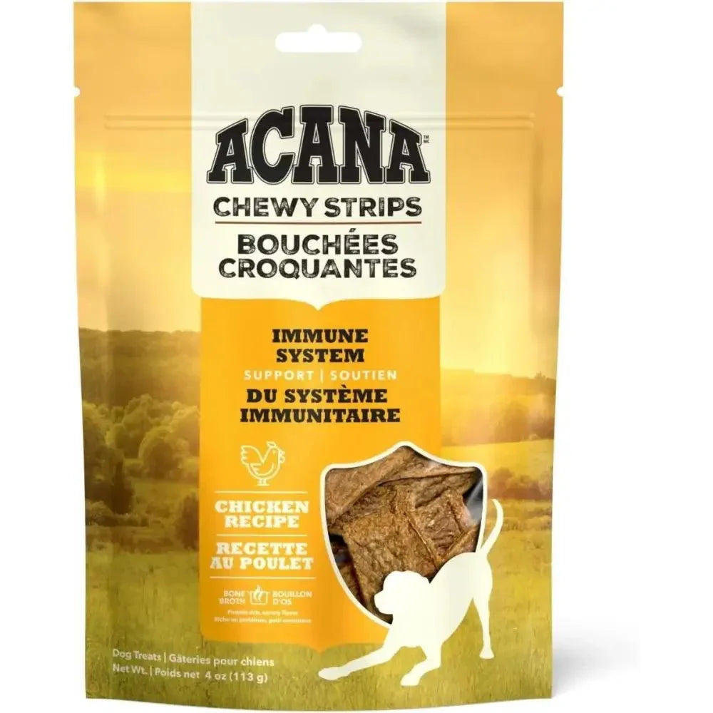Acana Chewy Strips Immune System Support Dog Treat - Talis Us