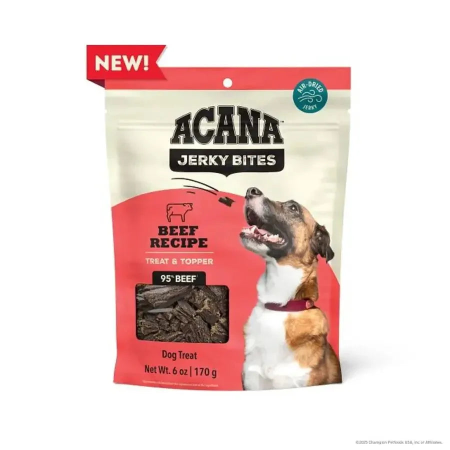 ACANA Jerky Bites Beef Flavor High - Protein Jerky Dog Treats 6 oz - Talis Us