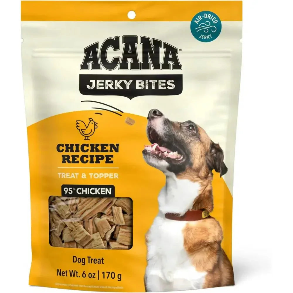 ACANA Jerky Bites Poultry Flavor High - Protein Jerky Dog Treats 6 oz - Talis Us
