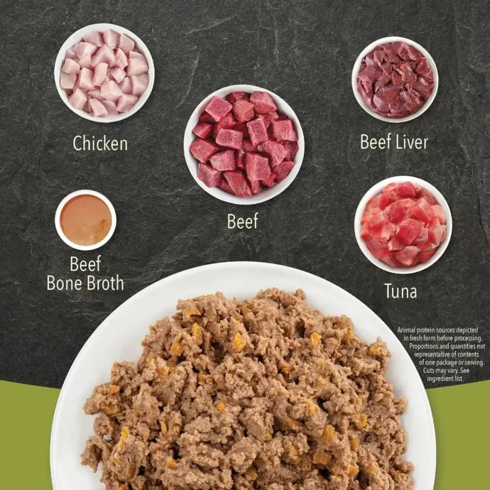 ACANA Premium Beef Chicken & Tuna in Bone Broth Pate Wet Cat Food - Talis Us
