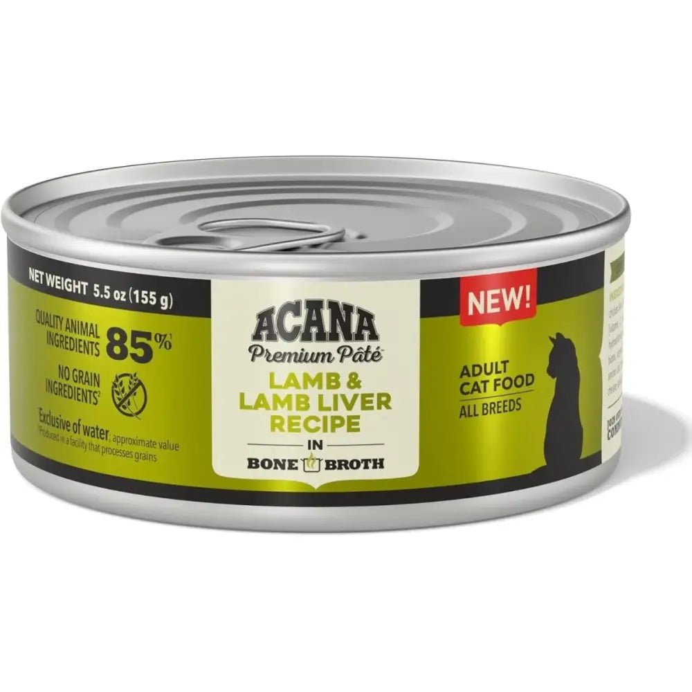 ACANA Premium Lamb & Lamb Liver in Bone Broth Pate Wet Cat Food - Talis Us