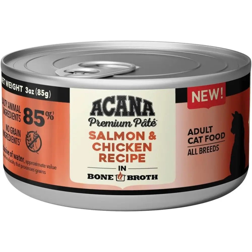 ACANA Premium Salmon and Chicken in Bone Broth Pate Wet Cat Food - Talis Us