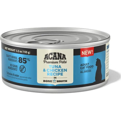 ACANA Premium Tuna and Chicken in Bone Broth Pate Wet Cat Food - Talis Us