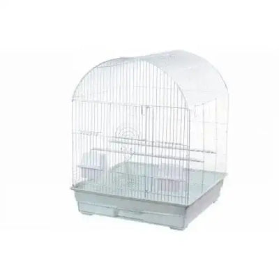 AE Cage Company Dome Top Bird Cage 18"x18"x22" White AE Cage Company