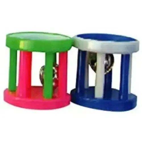 AE Cage Company Happy Beaks Small Barrel Foot Toy for Birds A&E Cage Company