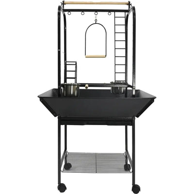 A&E Cage Parrot Play Stand with Ladders and Toy Hooks - Talis Us