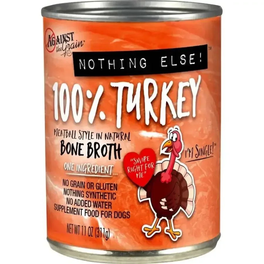 Against the Grain Nothing Else 100% One Ingredient Adult Wet Dog Food Turkey - Talis Us