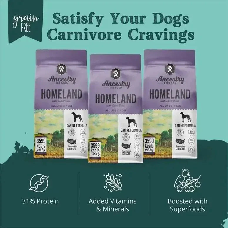 Ancestry Pet Food Lamb Meal & Sweet Potato Formula Dry Kibble Dog Food - Talis Us