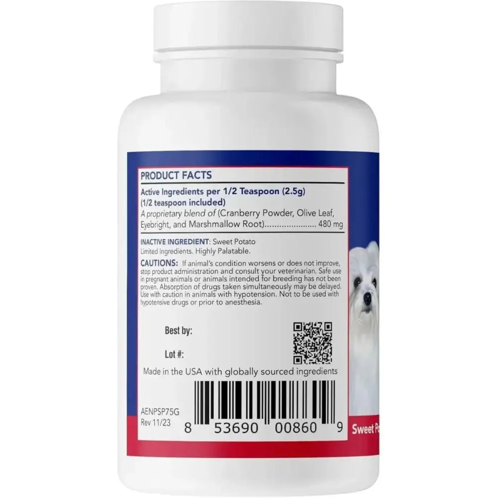 Angels' Eyes Natural Plus Sweet Potato Powder Supplement for Dogs 75g - Talis Us