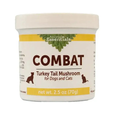 Animal Essentials Combat Turkey Tail Mushroom Cat & Dog Vitamin Supplement 70g - Talis Us