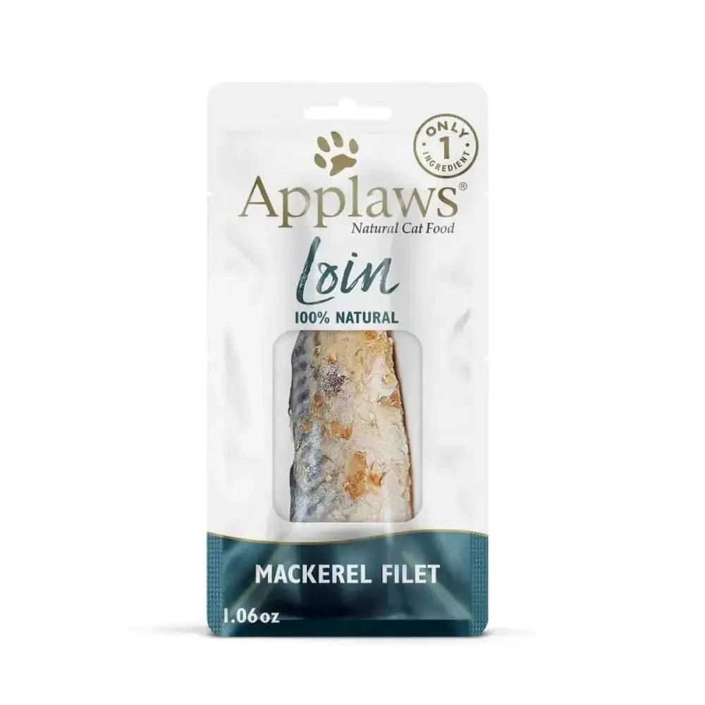 Applaws Natural Cat Treat Mackerel 1.06oz Loin 12/cs Applaws