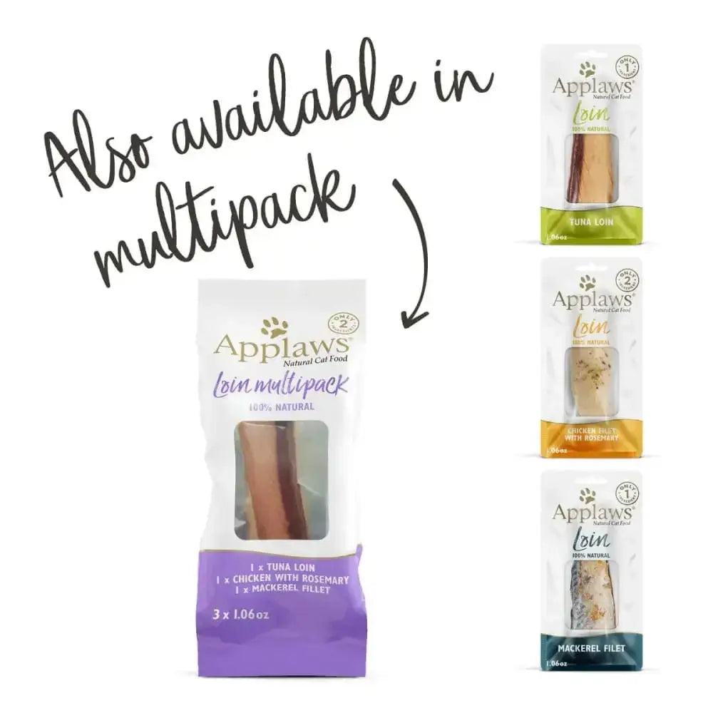 Applaws Natural Cat Treat Tuna 1.06oz Loin 12/cs Applaws