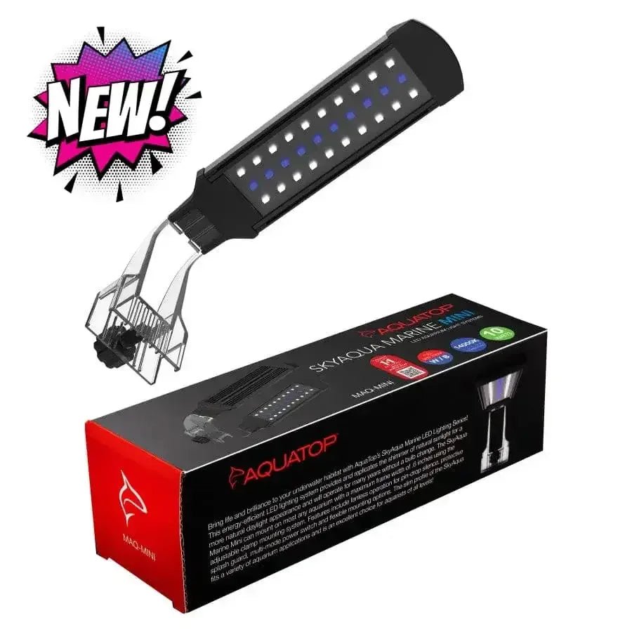 Aquatop SkyAqua Marine Mini LED Aquarium Light Fixture 10 W - Talis Us