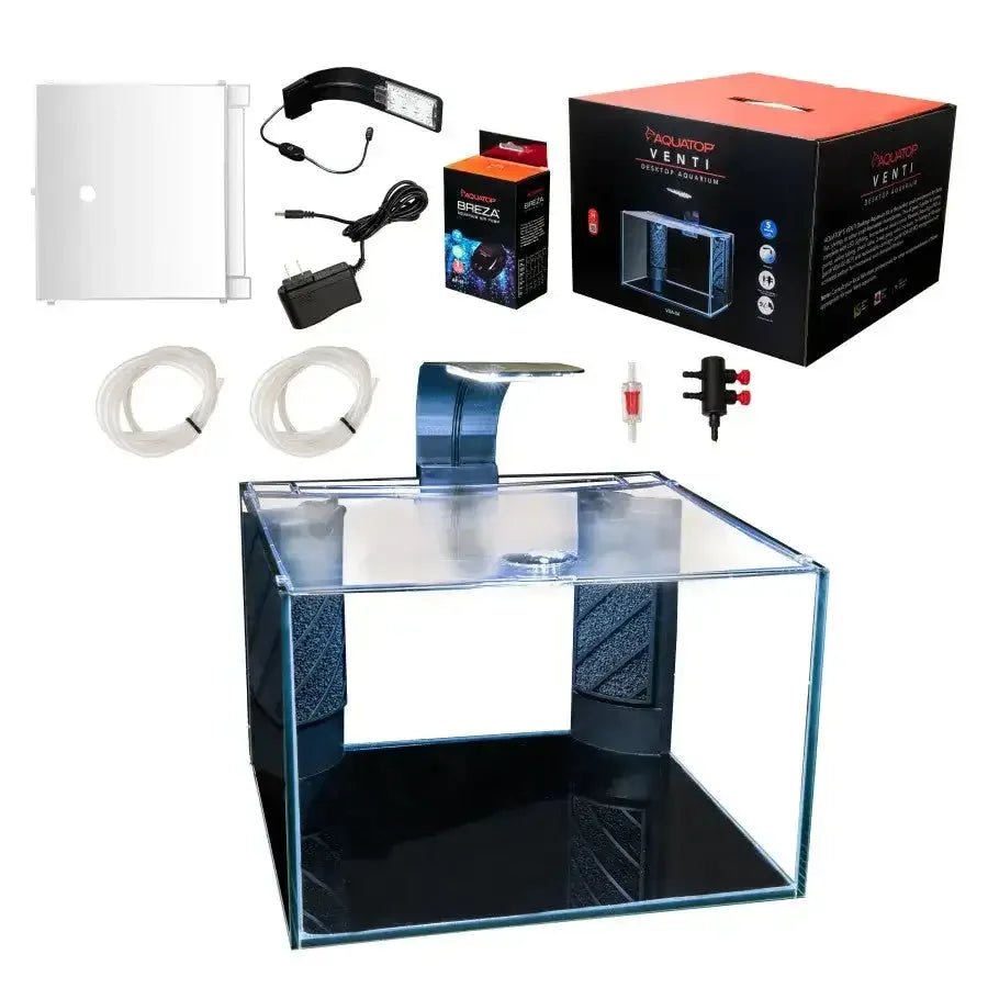 Aquatop Venti Desktop Glass Aquarium Kit - Talis Us