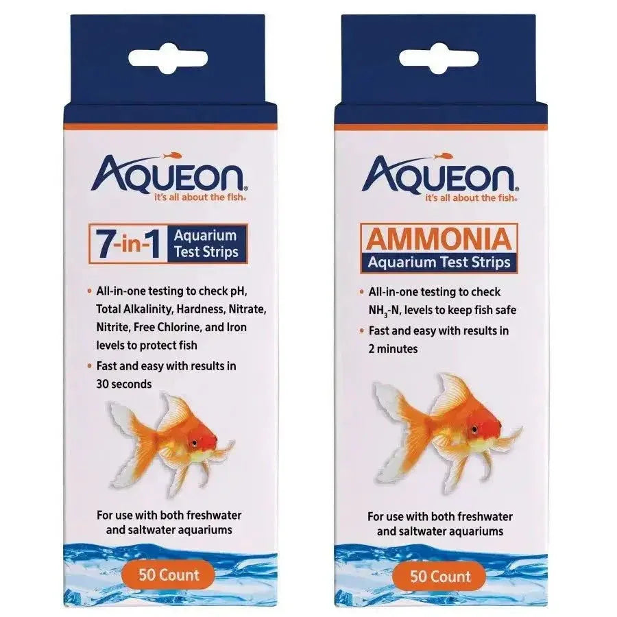 Aqueon 7 - in - 1 Aquarium Test Strips 50 ct - Talis Us