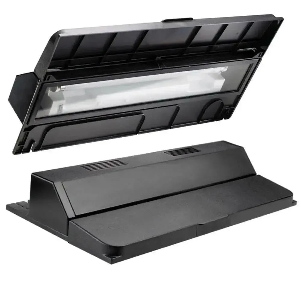 Aqueon Deluxe T-8 Fluorescent Full Aquarium Hood Black Aqueon® CPD